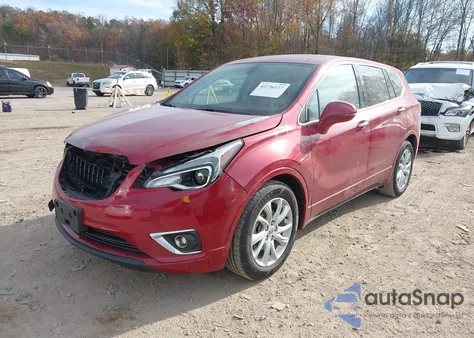 2019 Buick Envision Fwd Preferred z USA, uszkodzony, nr VIN LRBFXBSA8KD019395